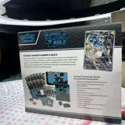 Pokemon Center Black Bolt ETB SEALED-Read Des - Image 3