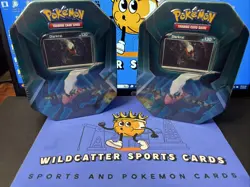 2021 Pokemon TCG Knockout Darkrai Tin 3 Booster Packs - Hot Packs!! - Image 1
