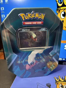 2021 Pokemon TCG Knockout Darkrai Tin 3 Booster Packs - Hot Packs!! - Image 3