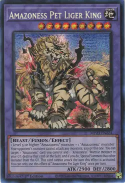Amazoness Pet Liger King MP23-EN224 Dueling Heroes Mega Pack Yu-Gi-Oh NM - Image 1