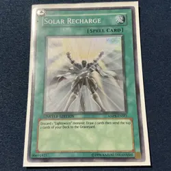Yu-Gi-Oh! - Ancient Prophecy Solar Recharge 2009 ANPR-ENSE1 Limited Edition - Image 1