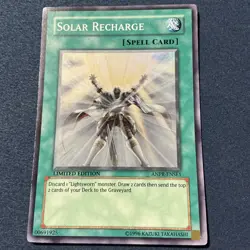 Yu-Gi-Oh! - Ancient Prophecy Solar Recharge 2009 ANPR-ENSE1 Limited Edition - Image 2