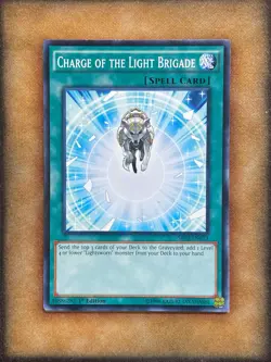 Yugioh Charge of the Light Brigade SR02-EN033 Common 1st Ed NM - Image 1