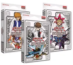 Yu-Gi-Oh! 2025 Mega Pack Bundle Set Yugi Kaiba Joey 1st Edition Sealed 3 Box Lot - Image 1