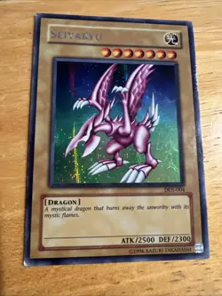 Konami Yu-Gi-Oh Seiyaryu DDS-004 Prismatic Secret Rare Holo LP - Image 1