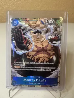 Monkey D. Luffy OP11-058 Treasure Rare One Piece TCG CARRYING ON HIS WILL NM - Image 1