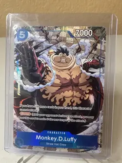 Monkey D. Luffy OP11-058 Treasure Rare One Piece TCG CARRYING ON HIS WILL NM - Image 3