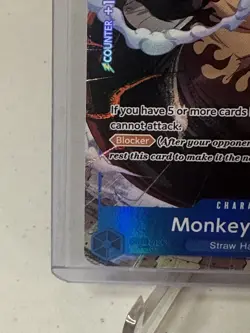 Monkey D. Luffy OP11-058 Treasure Rare One Piece TCG CARRYING ON HIS WILL NM - Image 5