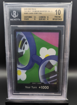 2025 ONE PIECE ENG DP07 Koby -HOLO Holofoil DON!! CARD BGS 10 - Image 1