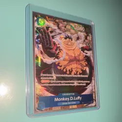 One Piece CCG Monkey D. Luffy OP11-058 Treasure Rare Parallel Foil English - Image 2