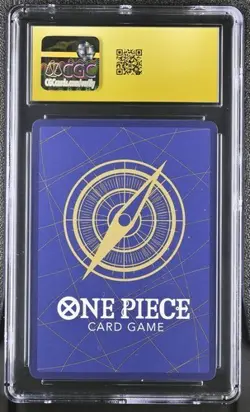 CGC 10 Monkey D. Luffy P-022 Alternate Art Parallel One Piece Pristine - Image 2