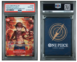 2024 ONE PIECE PROMOS TREASURE BOOSTERS SET #006 MONKEY D. LUFFY PSA 10 - Image 3