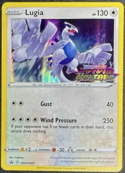 Pokemon TCG Lugia (PRERELEASE) SWSH069 SWSH: Sword & Shield Promo Card Holo - Image 1