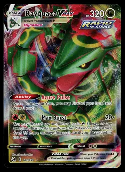 Pokemon Card - Rayquaza VMAX Crown Zenith 102/159 Holo VMAX Rare - Image 1