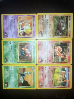Gym Heroes Pokemon Card Lot of 6! - Image 1