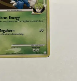 Heracross 24/111 Rising Rivals Rare Elite Four E4 LP Pokemon Card - Image 3
