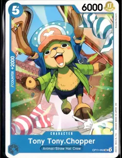 Tony Tony.Chopper OP11-053 UC A Fist of Divine Speed One Piece Card Game - NM - Image 1