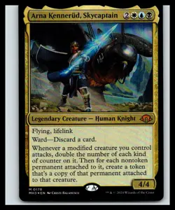 Arna Kennerud, Skycaptain Foil | 178 NM/M | Prerelease Cards | Magic MTG - Image 1