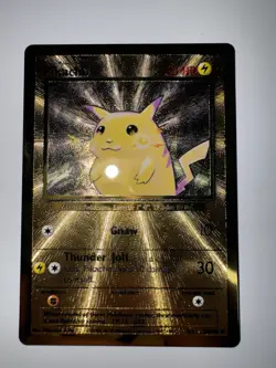 Pokemon TCG Celebrations Pikachu Gold Metal Card 58/102 25th Anniversary Edition - Image 1