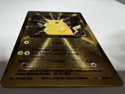 Pokemon TCG Celebrations Pikachu Gold Metal Card 58/102 25th Anniversary Edition - Image 4