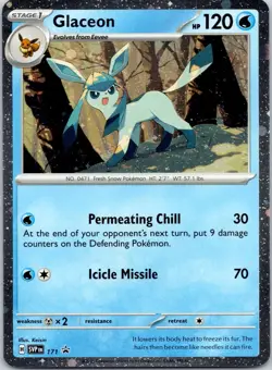 Glaceon - (Cosmos Holo) Promo SV: Scarlet & Violet Promo Cards 171 NM - Image 1