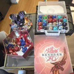 Bakugan TCG Battle Brawlers Dragonoid Figures, Cards, case, folder, and case! - Image 1