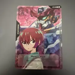 Gundam TCG Resource Card Machu RP-010 FOIL Alt Art English Anime Expo 2025 Promo - Image 1
