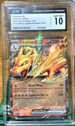 Charizard ex 161 Sv: Scarlet & Violet Promo Cards Holo CGC 10 - Image 1