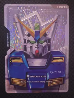 Steel Requiem NT-1 R-020 C+ FOIL - GD03 English TCG Gundam Resource Card - Image 1