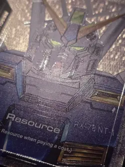 Steel Requiem NT-1 R-020 C+ FOIL - GD03 English TCG Gundam Resource Card - Image 3