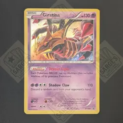 Giratina XY184 Black Star Promo Pokemon Card LP - Image 1