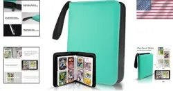 Teal 400-Pocket Card Binder – Ultimate Storage for Trading Cards & Collectibles - Image 2