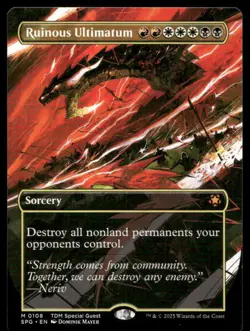 Ruinous Ultimatum (Borderless) M Special Guests 108 LP - Image 1