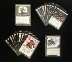 Magic The Gathering: MTG Bulk Lot of 100 Black, Common/Uncommon NF NM - Image 1