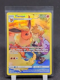 Pokemon TCG Flareon Full Art Trainer Gallery 2022 TG01/TG30 Brilliant Stars. - Image 1