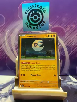 Lunatone 074/132 ME01: Mega Evolution [MEG] - Holo Rare Near Mint - English - Image 1