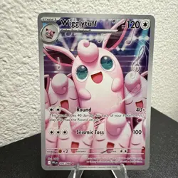 Pokemon Wigglytuff 105/094 Phantasmal Flames Illustration Rare Pokemon TCG NM - Image 3