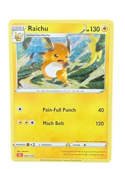 Pokemon Raichu #009/034 CLC: Trading Card Game Classic (Read Description) 🔥 - Image 2