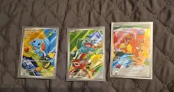 Pokemon First Partner Illustration Collection Series 1 Kanto Gen 1 Starters Set - Image 1