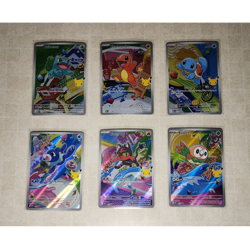 Pokemon TCG Lot of 6 First Partner - Bulbasaur, Charmander, Squirtle, Po… - Image 1