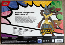 Pokemon TCG Ascended Heroes Premium Poster Collection Mega Lucario Factory Seal - Image 2