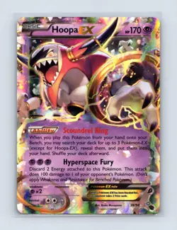 Hoopa EX 36/98 Holo EX Rare Ancient Origins Pokemon Holo Near Mint - Image 1