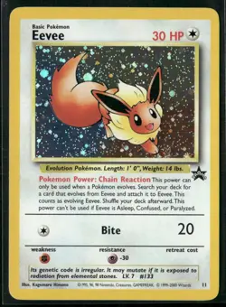 Eevee Promo WoTC Promo 11/53 Pokemon - Image 1