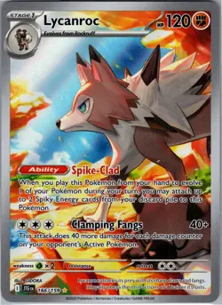 Lycanroc 166/159 Illustration Rare Journey Together Pokemon Holo NM - Image 1