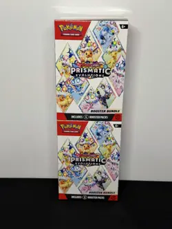 Pokemon Scarlet & Violet Prismatic Evolutions Booster Bundle Box X2 Sealed New - Image 1