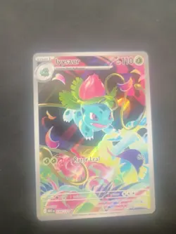 Pokemon TCG Ivysaur Mega Evolution #134/132 Illustration Rare, Mint Condition - Image 1