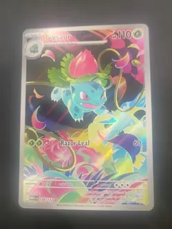 Pokemon TCG Ivysaur Mega Evolution #134/132 Illustration Rare, Mint Condition - Image 3