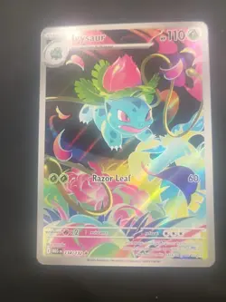 Pokemon TCG Ivysaur Mega Evolution #134/132 Illustration Rare, Mint Condition - Image 4