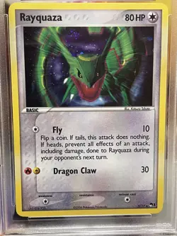 2006 POKEMON POP SER 1 #3 RAYQUAZA-HOLO PSA 7 - Image 4
