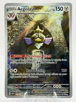 Aegislash 210/182 Paradox Rift Illustration Rare Pokemon TCG - NM - Image 1